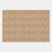 南西プロンコーンアンテロープ幾何学模様 ラッピングペーパーシート (正面)