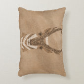 南西プロンコーンアンテロープ顔 アクセントクッション (正面(垂直))