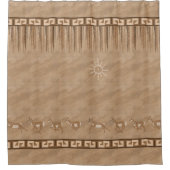 南西プロンコーンアンテロープ シャワーカーテン (正面)