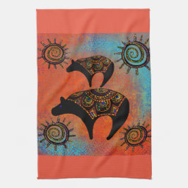 南西ベアアート キッチンタオル