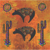 南西ベアアート シール (正面)