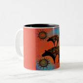 南西ベアアート ツートーンマグカップ (正面左)