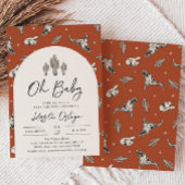 南西ベビーシャワー招待状 |ウエスタンベビー 招待状