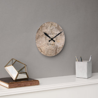 南西ペトカスタムログリス族/名前 ラウンド壁時計