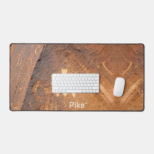 南西ペトログリフパーソナライズされたアート デスクマット (キーボード&マウス)
