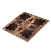 南西ペトログリフ先住民アメリカンセラミックタイル タイル (側面)