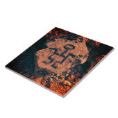 南西ペトログリフ先史時代のアートセラミックタイル タイル (側面)