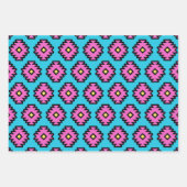 南西ポップ・アートのアートパターン ラッピングペーパーシート (正面)