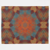 南西マンダラ3 フリースブランケット (正面(横))
