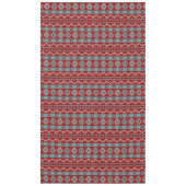 南西メサスターコイズ&レッドラージ テーブルクロス (正面)