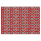 南西メサスレッド&ターコイズ幾何学媒体 テーブルクロス (正面(横))