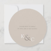 南西モダンリハーサルディナー招待状 招待状 (裏面)