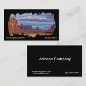 南西モニュメントバレーアリゾナ 名刺 (正面/裏面)