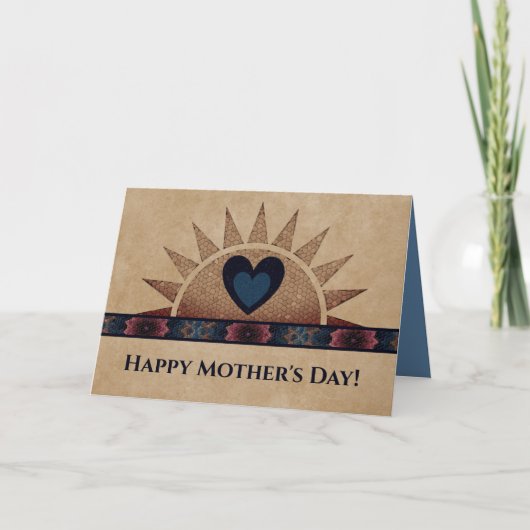 南西ユニーク母の日カード(ハート付) シーズンカード (正面)