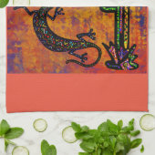 南西リザードアート キッチンタオル (折り畳み)