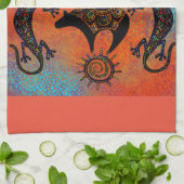 南西リザードアート キッチンタオル (折り畳み)