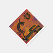 南西リザードアート スタンダードカクテルナプキン (角)