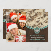 南西レザーカントリー西クリスマスフォト シーズンカード (正面/裏面)