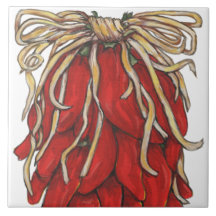 南西レッドチリチリChili Ristraトップタイルハウス#s