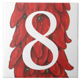 南西レッドチリペッパーHouse Number 8 Eight タイル