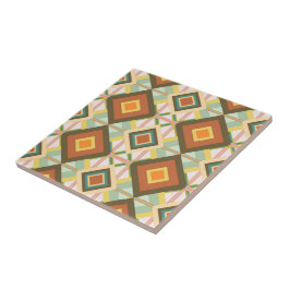 南西レトロポップ・アートのアートダイアモンズパターン タイル