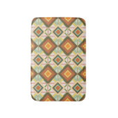 南西レトロポップ・アートのアートダイアモンズパターン バスマット (正面縦)