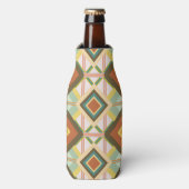 南西レトロポップ・アートのアートダイアモンズパターン ボトルクーラー (ボトル正面)