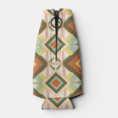 南西レトロポップ・アートのアートダイアモンズパターン ボトルクーラー (裏面)