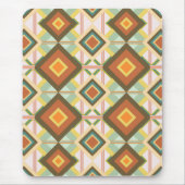 南西レトロポップ・アートのアートダイアモンズパターン マウスパッド (正面)