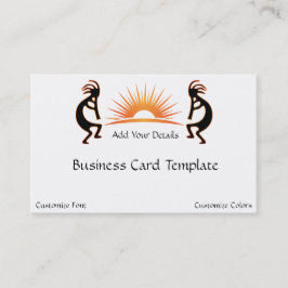 南西ロカラフルゴココペリ名刺 名刺