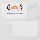 南西ロカラフルゴココペリ名刺 名刺 (正面/裏面)