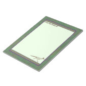 南西ロードランナーサギーブラシ緑 ノートパッド (アングル)