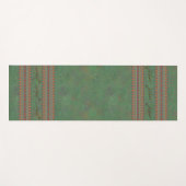 南西ロードランナーサギーブラシ緑 ヨガマット (正面(横))