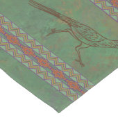 南西ロードランナーサギーブラシ緑 ロングテーブルランナー (コーナー)