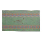 南西ロードランナーサギーブラシ緑 枕カバー (裏面-左)