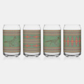 南西ロードランナージオメトリックグリーン組み合わせセット ガラス缶 (左)