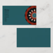 南西万華鏡のように千変万化するパターン 名刺 (正面/裏面)