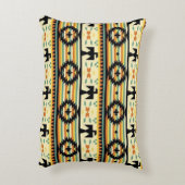 南西先住民アメリカの鳥模様 アクセントクッション (裏面(縦))