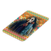 南西先住民アメリカンブレイブ マグネット (左側)