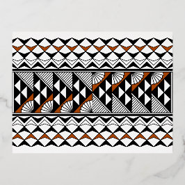 南西先住民アメリカンレインアンドサンデザイン2 箔シーズンポストカード