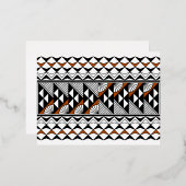 南西先住民アメリカンレインアンドサンデザイン2 箔シーズンポストカード (正面/裏面)