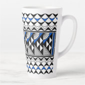 南西先住民アメリカンレインアンドサンデザイン カフェラテマグ (右)