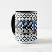 南西先住民アメリカンレインアンドサンデザイン マグカップ (正面左)