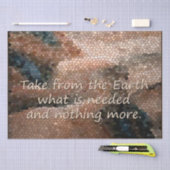 南西先住民アメリカン地球ティッシュペーパー 薄葉紙 (クラフト)