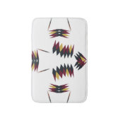 南西先住民アートパターン バスマット (正面縦)