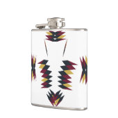 南西先住民アートパターン フラスク (左)