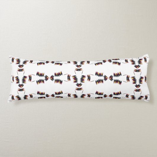 南西先住民アートパターン ボディピロー (正面)