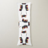 南西先住民アートパターン ボディピロー (正面縦)