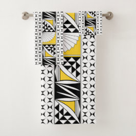 南西先住民サンライズインイエロー バスタオルセット