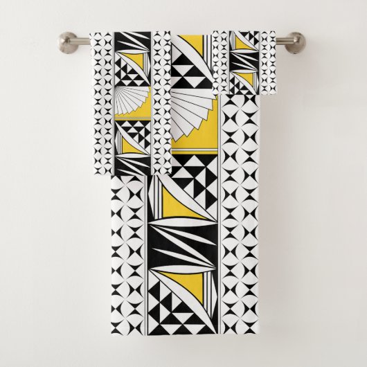 南西先住民サンライズインイエロー バスタオルセット (インサイチュ)